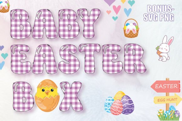 Baby Easter Box: A Festive Display Font for Spring Projects
