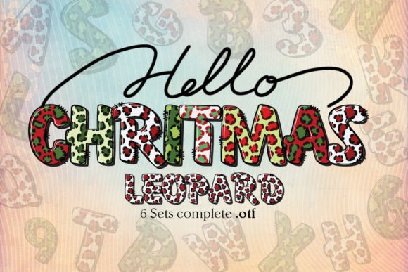 Christmas Leopard Font: Unleash a Wild Holiday Aesthetic