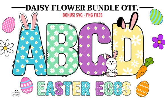 Daisy Flower Bundle: A Font That Whispers and Shouts with Charm