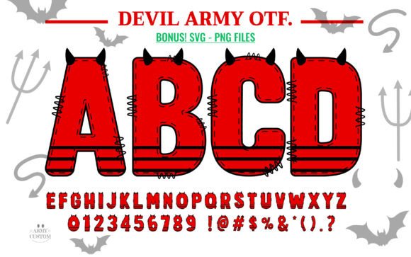 Devil Army: A Bold Typeface for Fearless Creatives