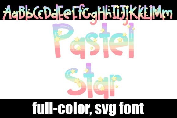 Discover Pastel Star: A Cosmic Display Font for Dreamy Designs