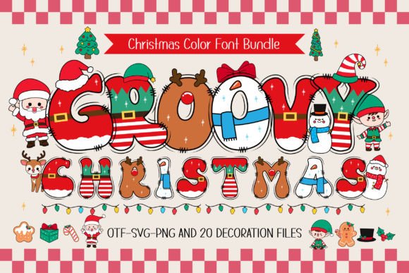 Groovy Christmas: A Festive Font for Your Holiday Projects
