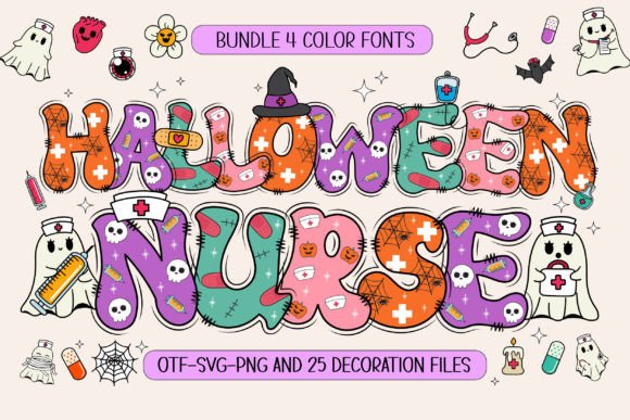 Halloween Nurse: A Creative Font for Spooky Season Projects