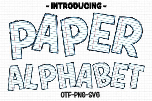 Paper Alphabet: A Playful Font for Creative Projects