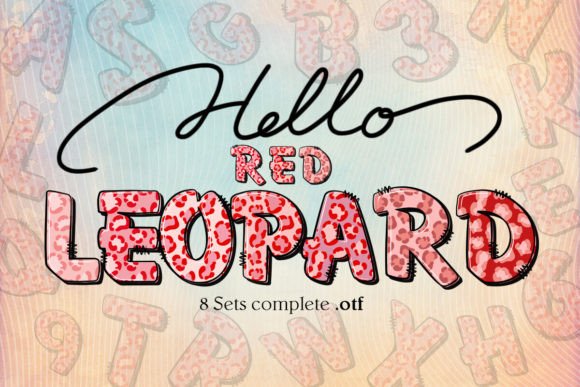 Red Leopard: The Bold Display Font for Fierce Branding