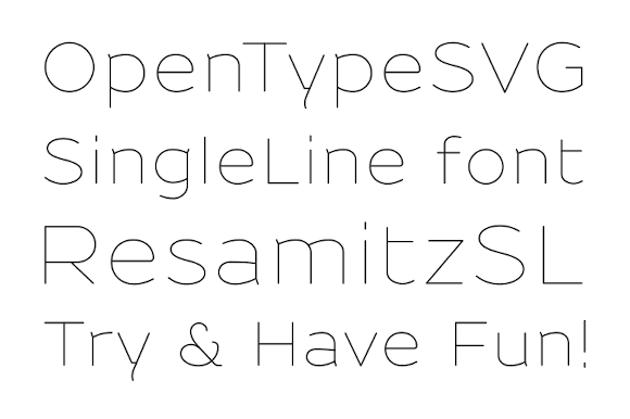 ResamitzSL: Elevating Creative Projects with a Unique Color Font