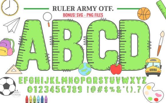 Ruler Army: The Bold Display Font for Creative Impact