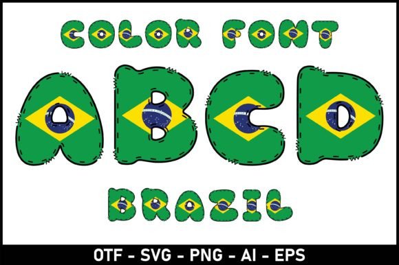 The Brazil Font: Vibrant Style for Creative Projects