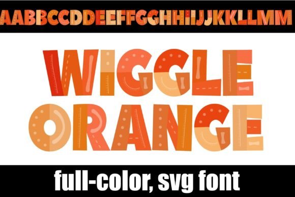 Wiggle Orange: Your Go-To Font for Handcrafted Charm